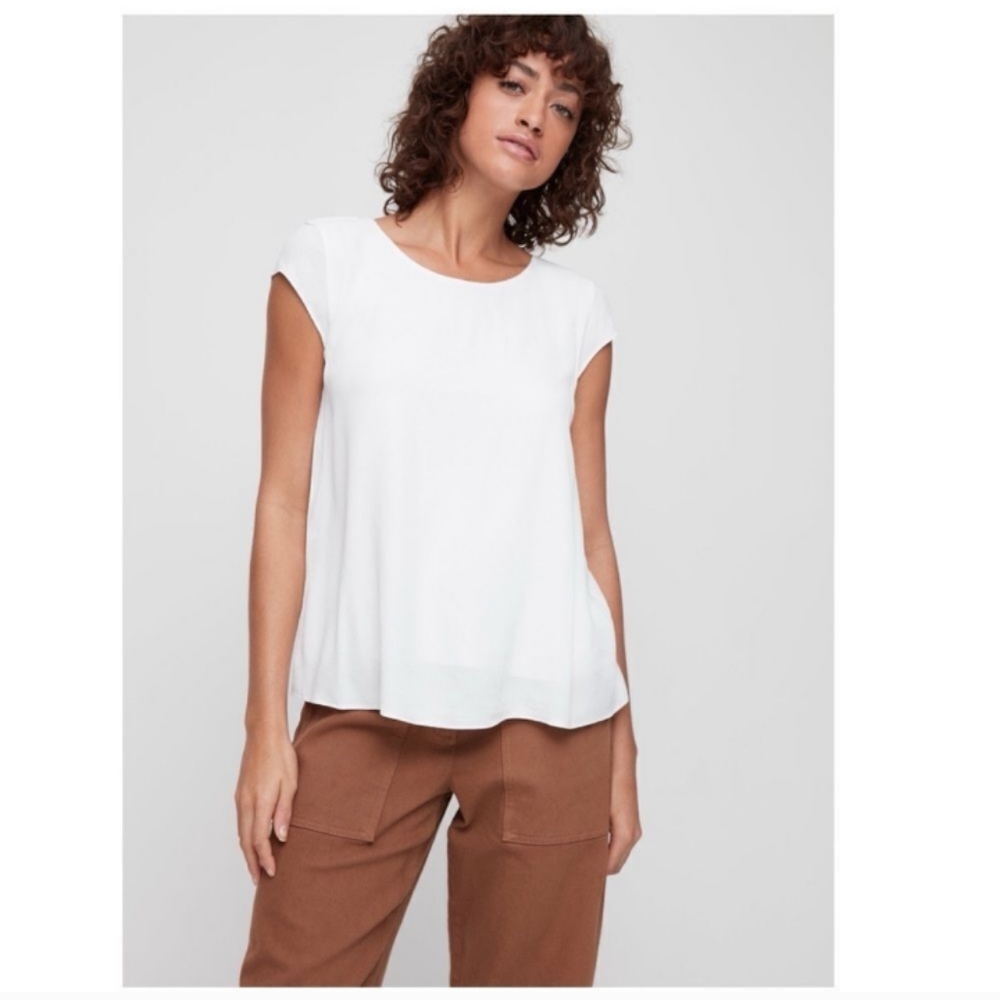 WILFRED Free White Juliger Blouse (Size:Small)